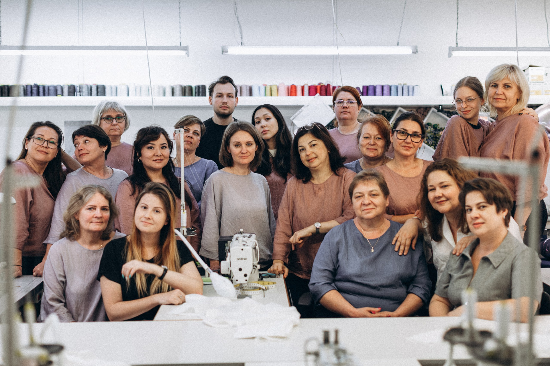 The CMT Studio team together in the London studio