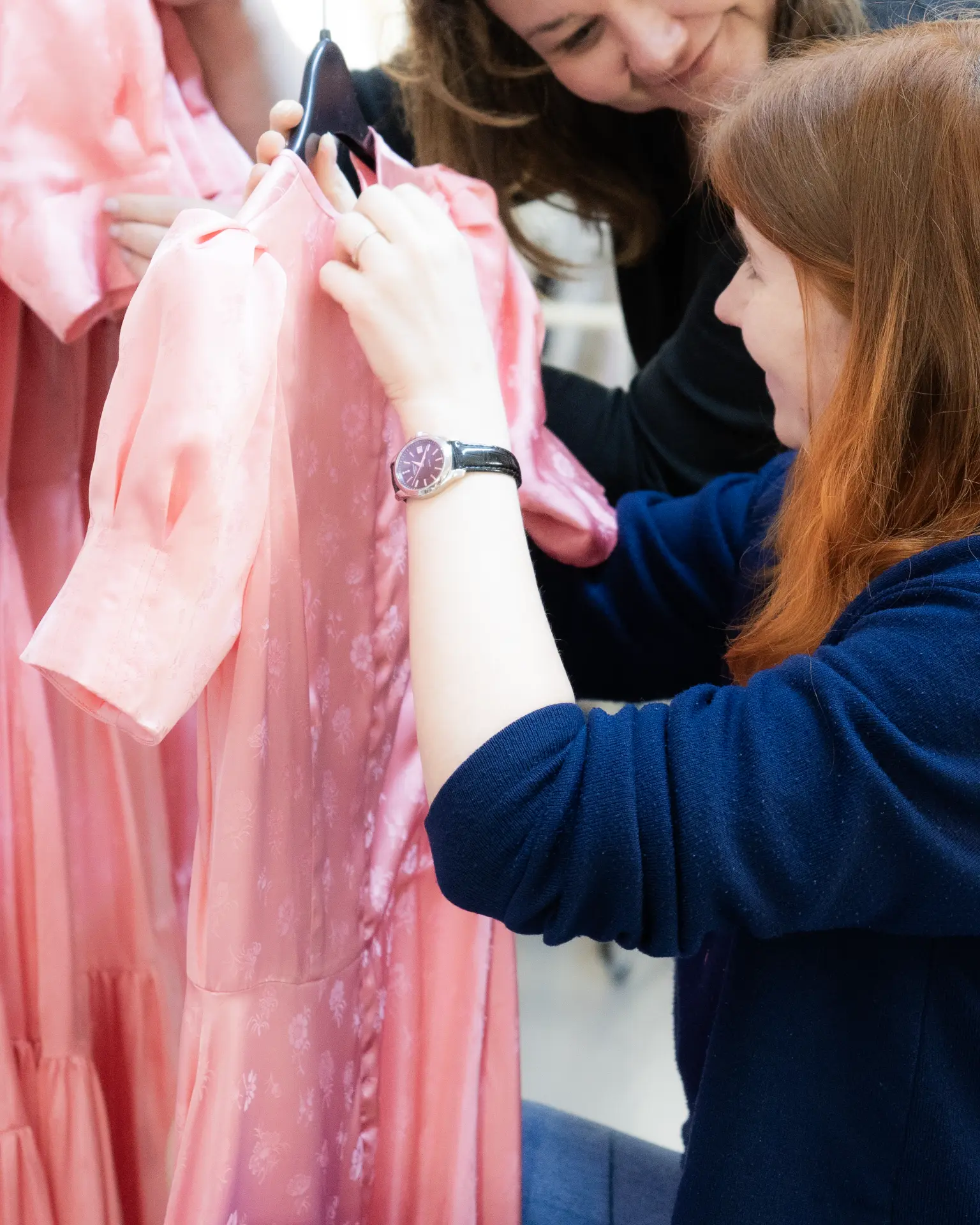 Toile fitting and revisions during garment sampling at CMT Studio London